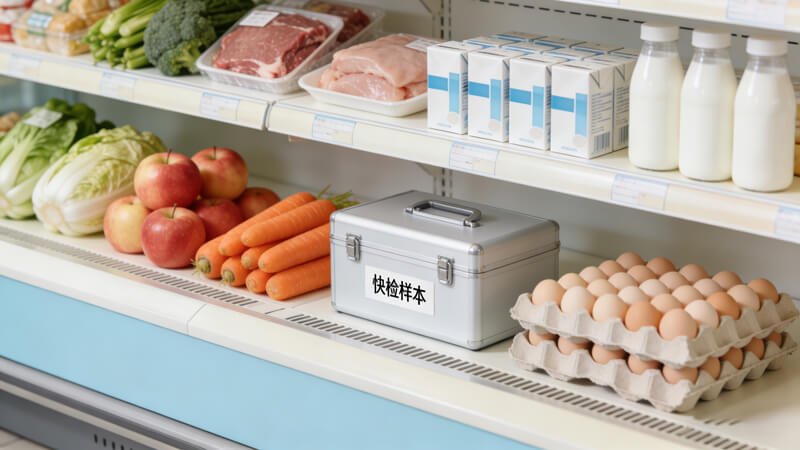 超市买食品检测仪器怎么选？肉油蛋奶果蔬全检，经济划算厂家